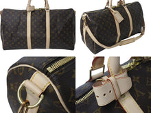 Load image into Gallery viewer, 極美品 LOUIS VUITTON ルイヴィトン キーポルバンドリエール50 モノグラムキャンバス M41416 ボストンバッグ 中古 4b000846