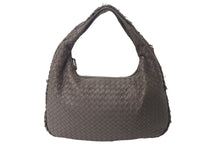 Load image into Gallery viewer, BOTTEGAVENETA ボッテガヴェネタ イントレチャート ホーボー ハンドバッグ B002633530 レザー ベージュ 中古 4b000848
