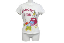 Load image into Gallery viewer, Christian Dior クリスチャンディオール 02SS SUMMER HOLIDAY 半袖Tシャツ 2A12155029 サイズ38 ガリアーノ期 ホワイト 美品 中古 4b000850