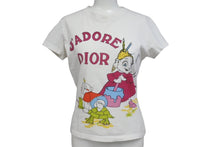 Load image into Gallery viewer, Christian Dior クリスチャンディオール 02SS SUMMER HOLIDAY 半袖Tシャツ 2A12155029 サイズ38 ガリアーノ期 ホワイト 美品 中古 4b000850