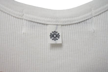 Load image into Gallery viewer, 新品未使用 CHROME HEARTS クロムハーツ グンゼ タンクトップ ノースリーブ リブ 無地 コットン ホワイト サイズL 中古 4b000864