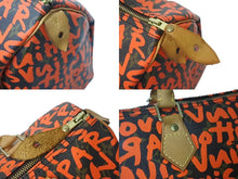 Load image into Gallery viewer, 極美品 LOUIS VUITTON ルイヴィトン スピーディ30 ボストンバッグ M93705 モノグラム グラフィティ オレンジ 中古 4b000874