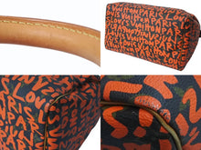 Load image into Gallery viewer, 極美品 LOUIS VUITTON ルイヴィトン スピーディ30 ボストンバッグ M93705 モノグラム グラフィティ オレンジ 中古 4b000874