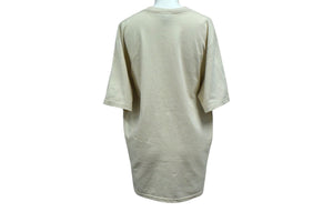STUSSY ステューシー Skull Scooter スカルスクーター 半袖Tシャツ 22SS サイズM サンドベージュ プリント 美品 中古 4b000889