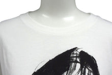 Load image into Gallery viewer, LOEWE ロエベ 半袖Ｔシャツ H6299520CR サイズM 19FW デッサンモチーフ プリント ホワイト ブラック コットン 美品 中古 4b000939