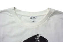 Load image into Gallery viewer, LOEWE ロエベ 半袖Ｔシャツ H6299520CR サイズM 19FW デッサンモチーフ プリント ホワイト ブラック コットン 美品 中古 4b000939