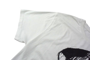 LOEWE ロエベ 半袖Ｔシャツ H6299520CR サイズM 19FW デッサンモチーフ プリント ホワイト ブラック コットン 美品 中古 4b000939