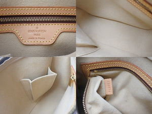 極美品 LOUIS VUITTON ルイヴィトン ルーピングMM ハンドバッグ M51146 モノグラム ゴールド金具 ブラウン 中古 4b000975