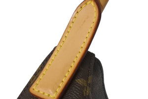 極美品 LOUIS VUITTON ルイヴィトン ルーピングMM ハンドバッグ M51146 モノグラム ゴールド金具 ブラウン 中古 4b000975