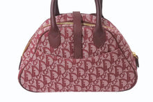 Load image into Gallery viewer, [USED/中古]Christian Dior クリスチャンディオール ハンドバッグ レッド キャンバス レザー ゴールド金具 Bランク 中古 4b000977