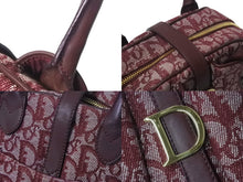 Load image into Gallery viewer, [USED/中古]Christian Dior クリスチャンディオール ハンドバッグ レッド キャンバス レザー ゴールド金具 Bランク 中古 4b000977