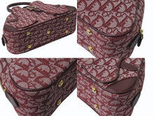 Load image into Gallery viewer, [USED/中古]Christian Dior クリスチャンディオール ハンドバッグ レッド キャンバス レザー ゴールド金具 Bランク 中古 4b000977