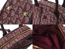 Load image into Gallery viewer, [USED/中古]Christian Dior クリスチャンディオール ハンドバッグ レッド キャンバス レザー ゴールド金具 Bランク 中古 4b000977