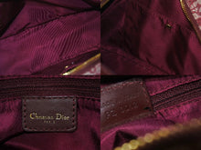 Load image into Gallery viewer, [USED/中古]Christian Dior クリスチャンディオール ハンドバッグ レッド キャンバス レザー ゴールド金具 Bランク 中古 4b000977