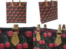 Load image into Gallery viewer, LOUIS VUITTON ルイヴィトン モノグラム チェリー サックプラ トートバッグ ブラウン M95010 村上隆 2005年春夏 美品 中古 4b000979