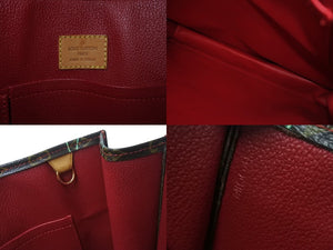 LOUIS VUITTON ルイヴィトン モノグラム チェリー サックプラ トートバッグ ブラウン M95010 村上隆 2005年春夏 美品 中古 4b000979