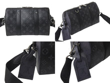 Load image into Gallery viewer, 極美品 LOUIS VUITTON ルイヴィトン シティ キーポル ショルダーバッグ M45936 モノグラム エクリプス キャンバス 中古 4b000983
