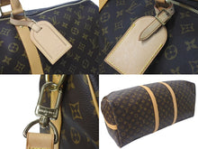 Load image into Gallery viewer, 極美品 LOUIS VUITTON ルイヴィトン キーポル バンドリエール60 ボストンバッグ M41412 モノグラム PVC レザー ブラウン 中古 4b001000