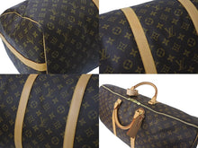 Load image into Gallery viewer, 極美品 LOUIS VUITTON ルイヴィトン キーポル バンドリエール60 ボストンバッグ M41412 モノグラム PVC レザー ブラウン 中古 4b001000