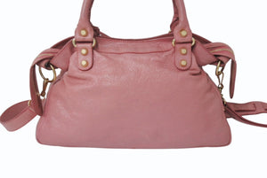 BALENCIAGA バレンシアガ ザ ジャイアント タウン 2WAY ハンドバッグ 285434 ピンク レザー ショルダー 美品 中古 4b001010