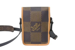 LOUIS VUITTON ルイヴィトン アマゾン メッセンジャーショルダーバッグ N40357 ダミエジャイアント NIGO LVスクエアード 美品 中古 4b001017