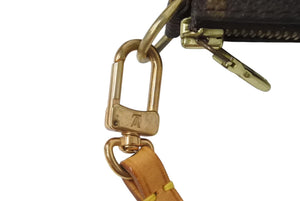 LOUIS VUITTON ルイヴィトン ポシェット アクセソワール アクセサリーポーチ M51980 モノグラム PVC レザー 美品 中古 4b001199