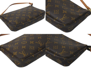 LOUIS VUITTON ルイヴィトン ポシェット アクセソワール アクセサリーポーチ M51980 モノグラム PVC レザー 美品 中古 4b001200