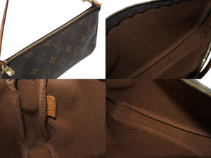 LOUIS VUITTON ルイヴィトン ポシェット アクセソワール アクセサリーポーチ M51980 モノグラム PVC レザー 美品 中古 4b001205