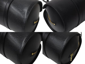 極美品 LOUIS VUITTON ルイヴィトン スフロ ハンドバッグ M52862 エピ レザー ブラック ゴールド金具 中古 4b001229