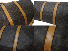 Load image into Gallery viewer, LOUIS VUITTON ルイヴィトン キーポルバンドリエール50 モノグラムキャンバス M41416 ボストンバッグ 美品 中古 4b001253