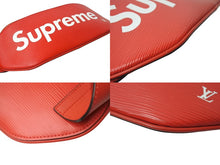 Load image into Gallery viewer, LOUIS VUITTON×Supreme ルイヴィトン×シュプリーム 17AW ボディバッグ バムバッグPM M53418 エピレザー レッド 美品 中古 4b001414