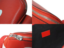Load image into Gallery viewer, LOUIS VUITTON×Supreme ルイヴィトン×シュプリーム 17AW ボディバッグ バムバッグPM M53418 エピレザー レッド 美品 中古 4b001414