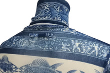 Load image into Gallery viewer, 極美品 Jean Paul GAULTIER SOLEIL ジャンポールゴルチェ ソレイユ パワーネット 長袖トップス KK J2 HW 0175 サイズS 総柄 中古 4b001604