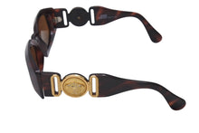 Load image into Gallery viewer, GIANNI VERSACE ジャンヌ ヴェルサーチ サングラス MOD414/A メデューサ ロゴ プラスチック メタル ブラウン 美品 中古 4b001679