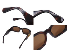 Load image into Gallery viewer, GIANNI VERSACE ジャンヌ ヴェルサーチ サングラス MOD414/A メデューサ ロゴ プラスチック メタル ブラウン 美品 中古 4b001679