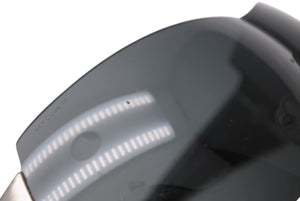 PRADA プラダ リムレス サングラス SPR041 サイドロゴ プラスチック メタル ブラック 美品 中古 4b001682