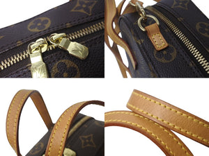 LOUIS VUITTON ルイヴィトン モノグラム スポンティーニ 2WAYハンドバッグ M47500 ブラウン 廃盤 美品 中古 4b001696