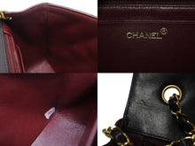Load image into Gallery viewer, 極美品 CHANEL シャネル マトラッセ25 ダイアナ ショルダーバッグ A01165 レザー ラムスキン 3番台 ゴールド金具 ブラック中古 4b000218