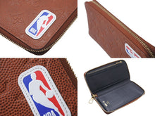 画像をギャラリービューアに読み込む, 極美品 LOUIS VUITTON ルイヴィトン LV×NBA ジッピーウォレットヴェルティカル ラウンドファスナー 長財布 ブラウン 中古 4b000033