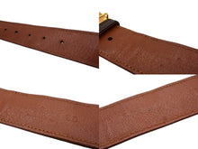 Load image into Gallery viewer, LOUIS VUITTON ルイ ヴィトン サンチュール ベルト モノグラム サイズ80 M9271 PVC ブラウン ゴールド金具 美品 中古 4b000034