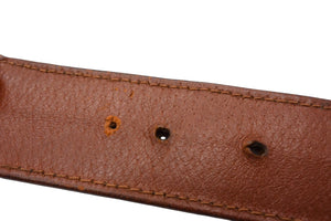 LOUIS VUITTON ルイ ヴィトン サンチュール ベルト モノグラム サイズ80 M9271 PVC ブラウン ゴールド金具 美品 中古 4b000034