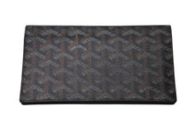 画像をギャラリービューアに読み込む, GOYARD ゴヤール リシュリュー 二つ折り長財布 ロングウォレット ブラック ヘリボーン柄 レザー APM20501 美品 中古 4b000035