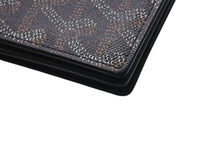 画像をギャラリービューアに読み込む, GOYARD ゴヤール リシュリュー 二つ折り長財布 ロングウォレット ブラック ヘリボーン柄 レザー APM20501 美品 中古 4b000035