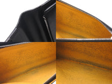 画像をギャラリービューアに読み込む, GOYARD ゴヤール リシュリュー 二つ折り長財布 ロングウォレット ブラック ヘリボーン柄 レザー APM20501 美品 中古 4b000035