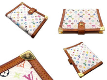 画像をギャラリービューアに読み込む, LOUIS VUITTON ルイヴィトン モノグラム マルチカラー アジェンダPM 手帳カバー R20896 PVC ヌメ革 村上隆 小物 ロゴ 良品 中古 4b000038