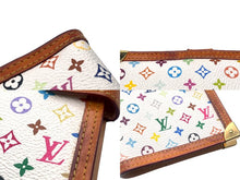 画像をギャラリービューアに読み込む, LOUIS VUITTON ルイヴィトン モノグラム マルチカラー アジェンダPM 手帳カバー R20896 PVC ヌメ革 村上隆 小物 ロゴ 良品 中古 4b000038