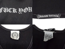 画像をギャラリービューアに読み込む, CHROME HEARTS クロムハーツ オールドサイドロゴ FUCKYOU ロングタンクトップ コットン ブラック サイズS 美品 中古 4b003822 