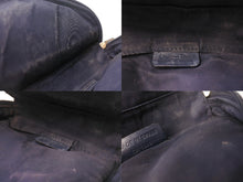 Load image into Gallery viewer, Christian Dior クリスチャンディオール サドルポーチ CR1000 トロッター柄 キャンバス レザー ネイビー ゴールド金具 良品 中古 4b000041