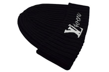 画像をギャラリービューアに読み込む, LOUIS VUITTON ルイヴィトン ビーニー LV バーズ ニットキャップ HF2244 M7741A ブラック ウール サイズS 美品 中古 4b000044