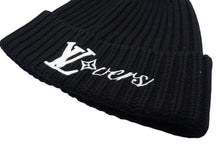 画像をギャラリービューアに読み込む, LOUIS VUITTON ルイヴィトン ビーニー LV バーズ ニットキャップ HF2244 M7741A ブラック ウール サイズS 美品 中古 4b000044